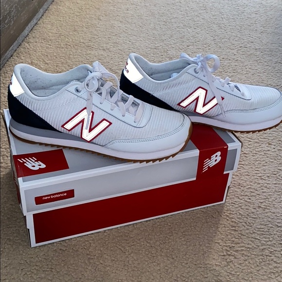 new balance 501 navy red